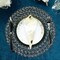 4 GOLD 14" Metal Crystal Beaded Round Charger Plates Wedding Party Supplies